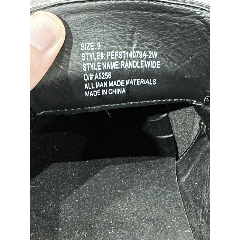 Perry Ellis Portfolio Men's Randle‎ Wide Loafers. Size 9. Black.